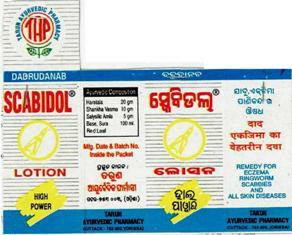Scabidol Lotion Device mark 1860479 Trademark