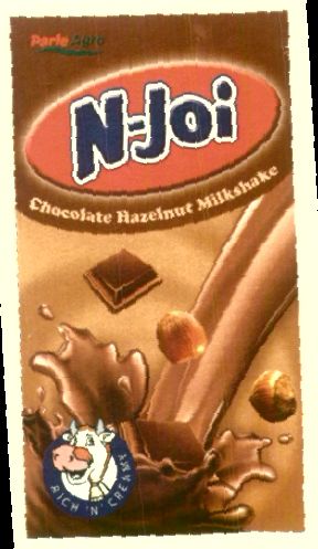 N- Joi Chocolate Hazelnut Milkshake (label) Device mark 1400420 Trademark