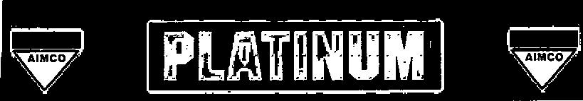 Aimco Platinum (label) Device mark 1257313 Trademark