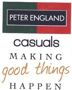 Peter England Casuals M A K I N G Good Things H A P P E N Device mark 2009654 Trademark