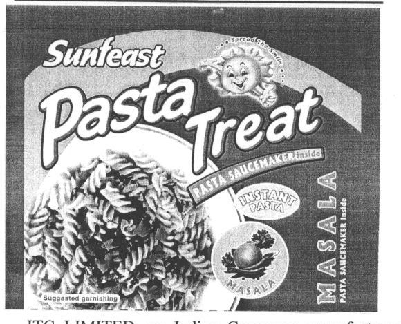 Sunfeast Pasta Treat (device Of Sun) Device mark 1376437 Trademark