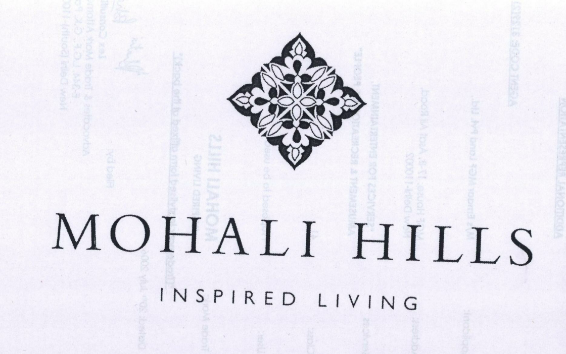 Mohali Hills Inspired Living With Label Device mark 1471991 Trademark