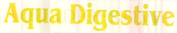 Aqua Digestive Device mark 2563755 Trademark