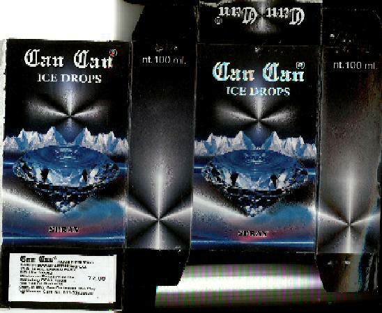 Can Can Ice Drops (lbale) Device mark 2023090 Trademark