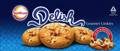 Sunfeast Delish Nuts And Raisins Device mark 2473968 Trademark