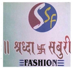 Shradha Saburi Fashion With Ssf Logo Device mark 2755815 Trademark