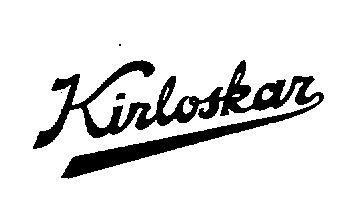 Kirloskar (signature Letter) Device mark 1527746 Trademark