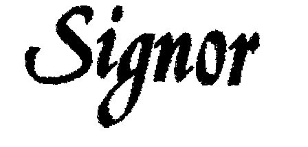 Signor (label) Device mark 486958 Trademark