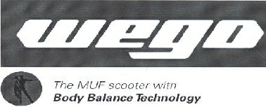 Wego The Muf Scooter With Body Balance Technology Device mark 1911381 Trademark