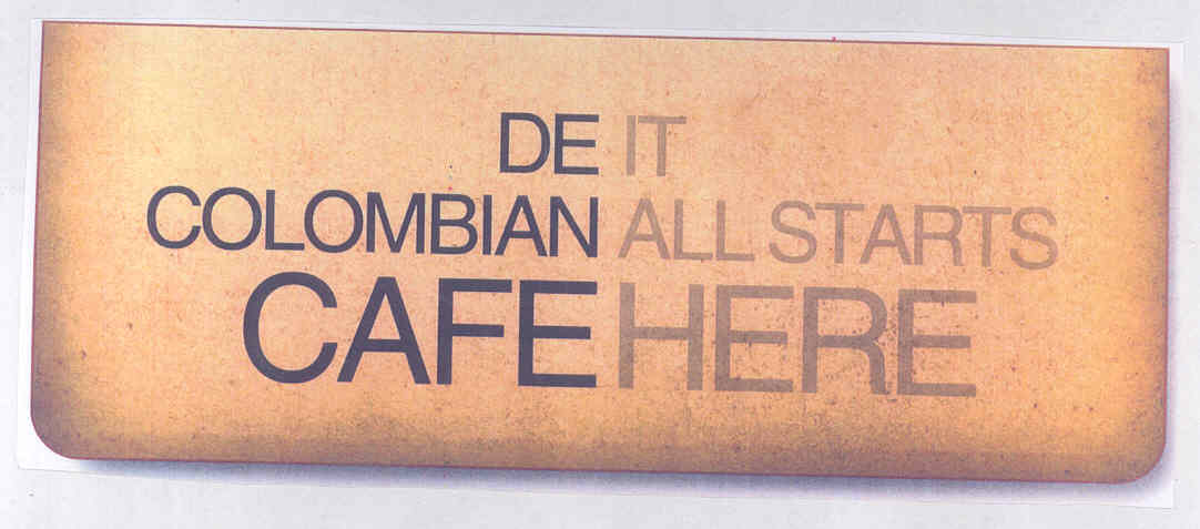 De It Colombian All Starts Cafehere Device mark 1712365 Trademark
