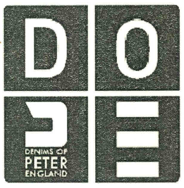 Denims Of Peter England Dope Device mark 2658247 Trademark