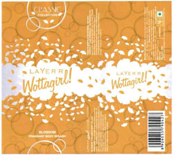 Layer'r Wottagirl! With Device Of Leaf Device mark 2968555 Trademark