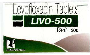 Levofloxcin Tablets Livo-500 Device mark 2356114 Trademark