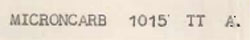 Microncarb 1015 Tt A Device mark 706466 Trademark