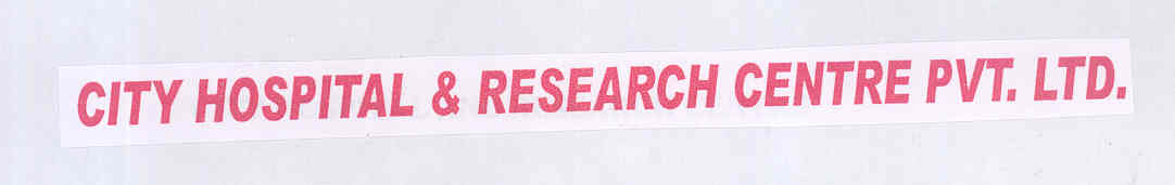 City Hospital And Research Centre Pvt. Ltd. (label) Device mark 1765409 Trademark