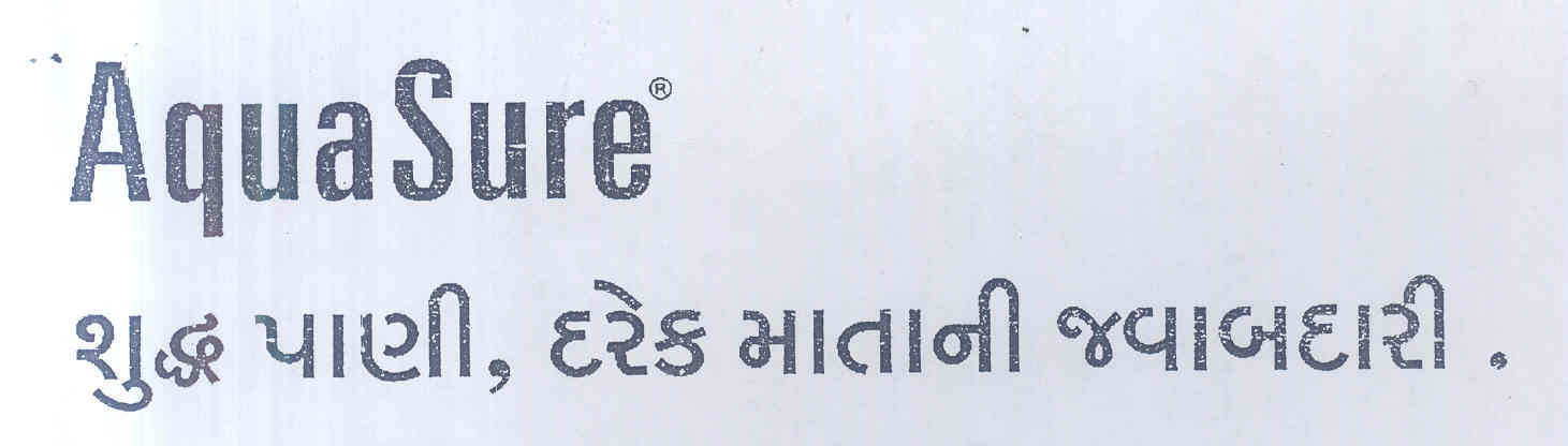 Aquasure (label) Device mark 1699699 Trademark