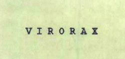 V I R O R A X Device mark 741651 Trademark