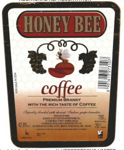 Honey Bee (label) Device mark 1359276 Trademark