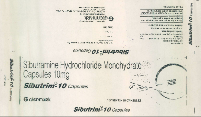 Sibutrim-10 Capsules [label] [device Of Plate And Spoon] Device mark 985721 Trademark