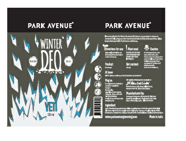 Park Avenue Winter Deo-yeti Device mark 2611377 Trademark