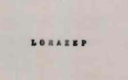 Lorazep Device mark 493402 Trademark