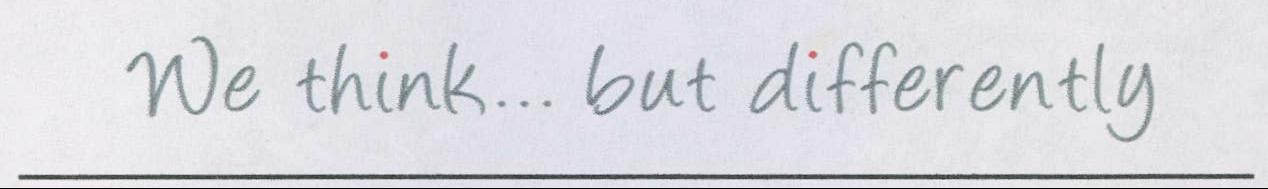 We Think.... But Differently Device mark 2059681 Trademark