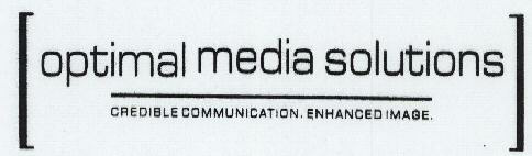 Optimal Media Solutions (logo) Device mark 1560794 Trademark