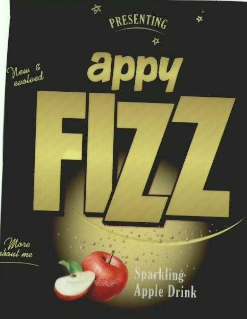 Appy Fizz (label) Device mark 1668879 Trademark