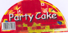 Party Cake (label) Device mark 1722041 Trademark