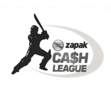 Zapak Cash Peague (device Of Cricketer) Device mark 1688624 Trademark