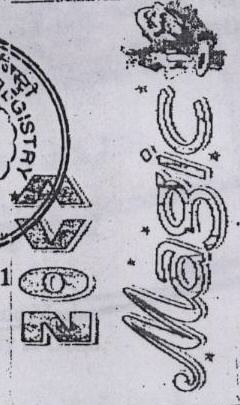 Avon Magic (label) Device mark 1212723 Trademark