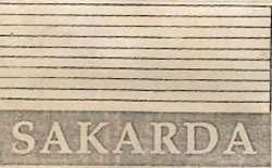 Sakarda Device mark 733647 Trademark