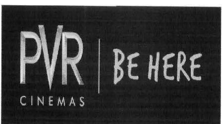 Pvr Cinemas Be Here (loga) Device mark 2096412 Trademark