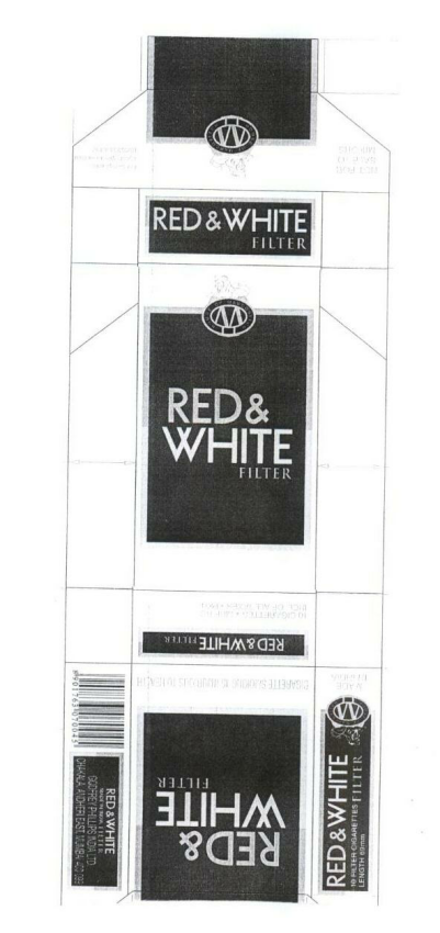 Red And White Filter (label) Device mark 1548396 Trademark