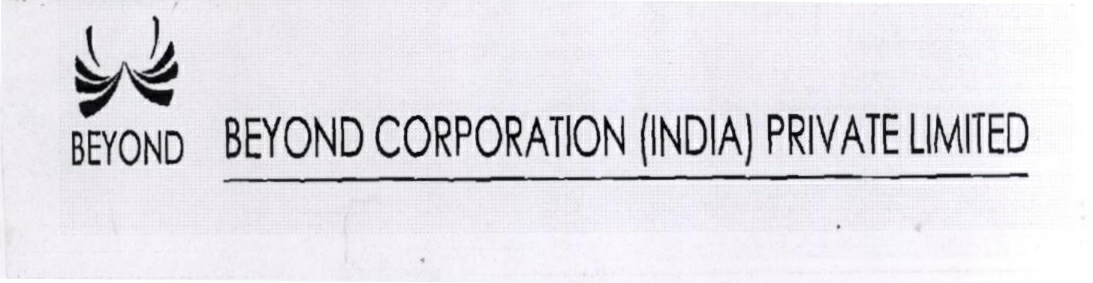 Beyond Corporation (india) Private Limited Device mark 1892890 Trademark