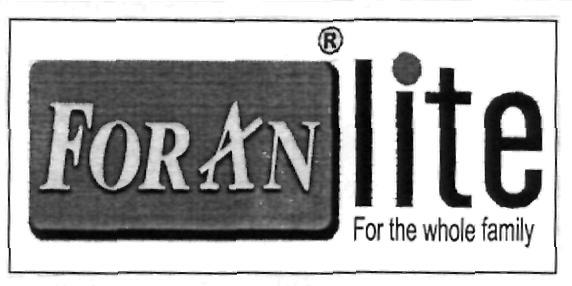 Foran Lite (device) Device mark 2236127 Trademark