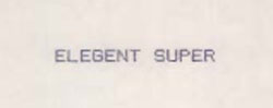 Elegent Super Device mark 851028 Trademark