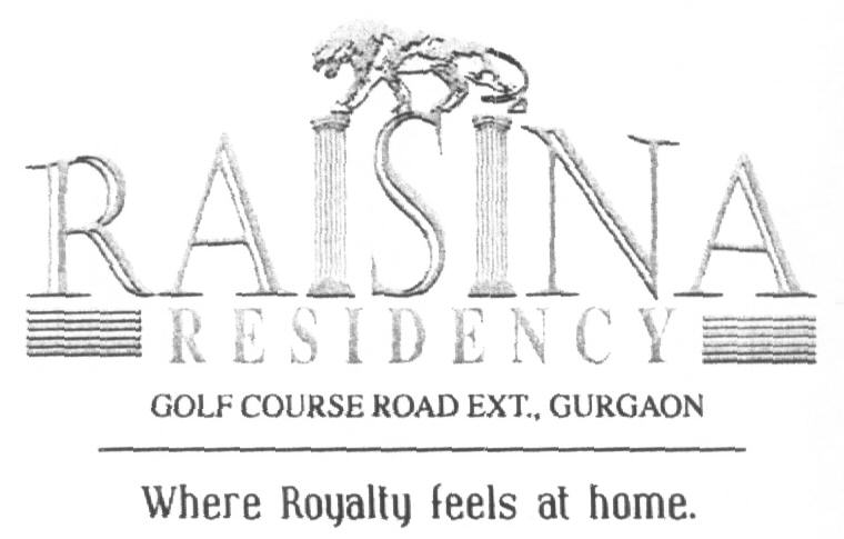 Raisina Residency (device Of Tiger) Device mark 1617866 Trademark
