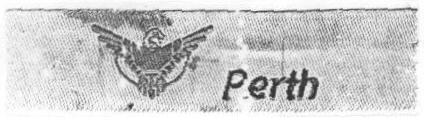 Perth (device Of Eagle) Device mark 1595836 Trademark