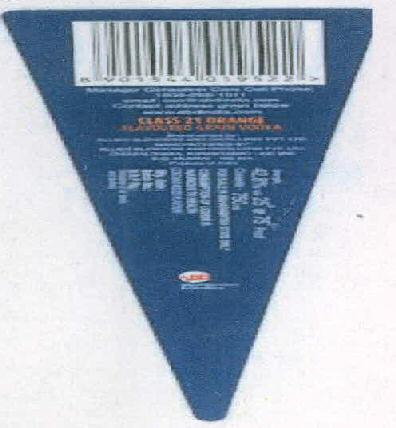 Class 21 Orange Flavoured Grain Vodka Device mark 2351236 Trademark