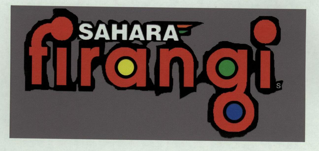 Sahara Firangi ( Label ) Device mark 1586420 Trademark