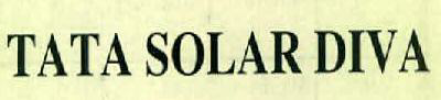 Tata Solar Diva Device mark 2737490 Trademark