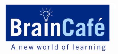 Braincafe - A New World Of Learning Device mark 2219926 Trademark