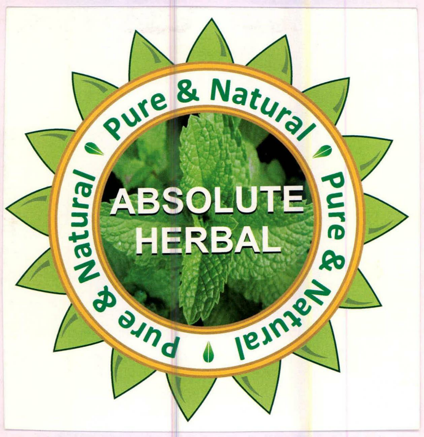 Absolute Herbal Pure & Natural (device Of Leafs) Device mark 2269168 Trademark