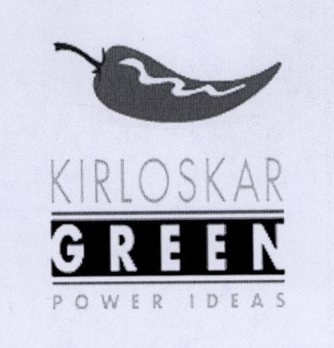 Kirloskar Green (device Of Chilli) Device mark 1784021 Trademark
