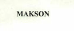 Makson Device mark 965185 Trademark