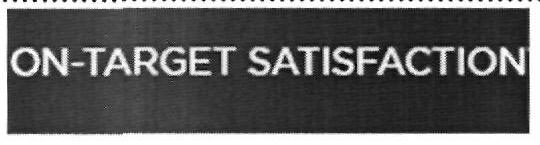 On-target Satifaction (label) Device mark 2737968 Trademark