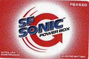 Sf Sonic Power Box (label) Device mark 2191882 Trademark