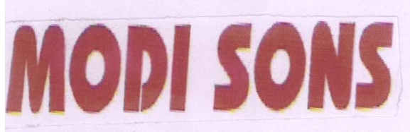 Modi Sons Device mark 1878737 Trademark