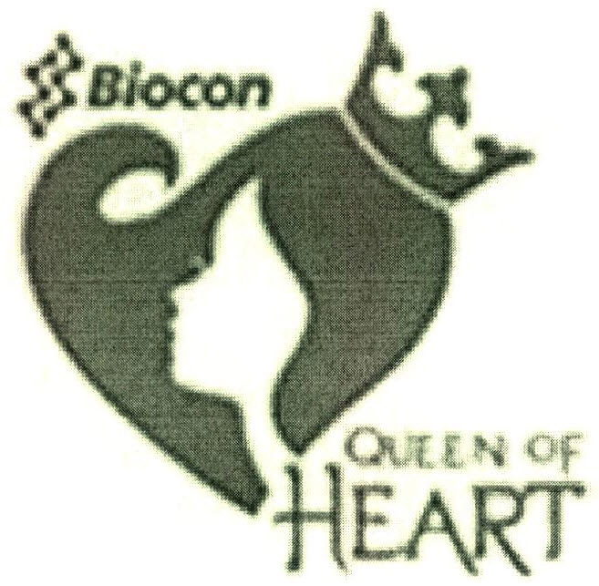 Biocon - Queen Of Heart (with Logo) Device mark 2607944 Trademark